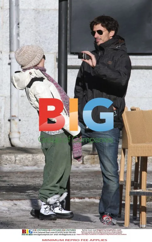 Kylie Minogue and Andres Velencoso in the French Alps