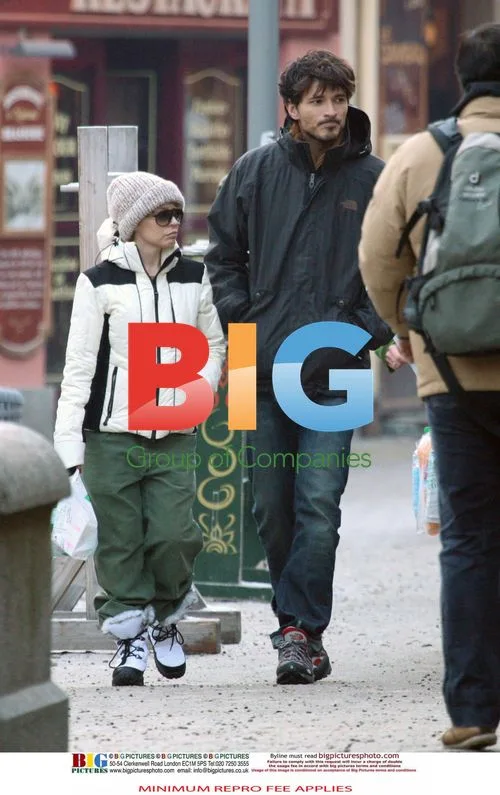 Kylie Minogue and Andres Velencoso in the French Alps