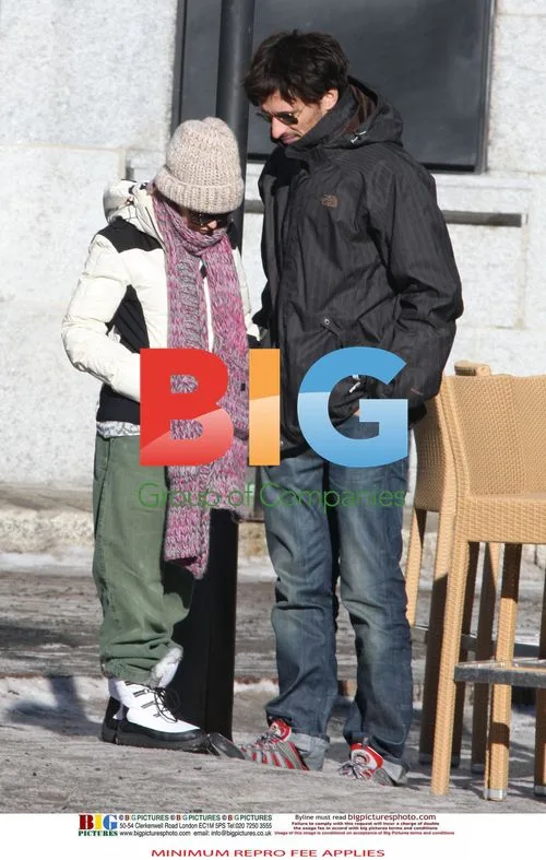 Kylie Minogue and Andres Velencoso in French Alps
