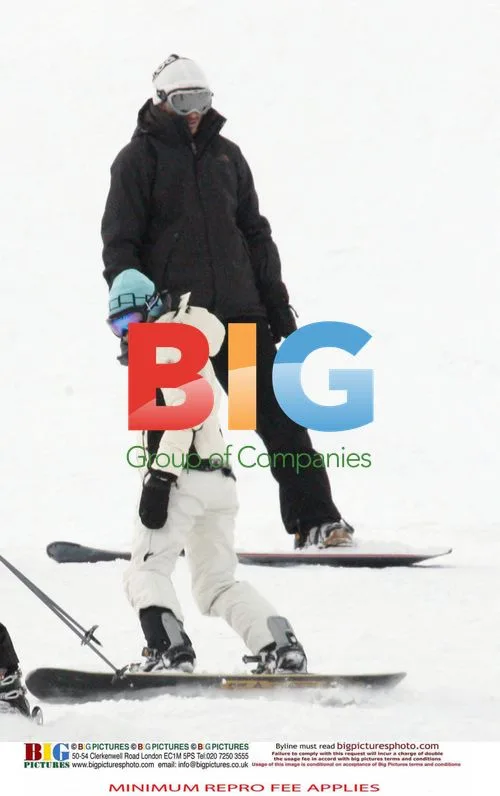 Kylie Minogue and Andres Velencoso in the French Alps