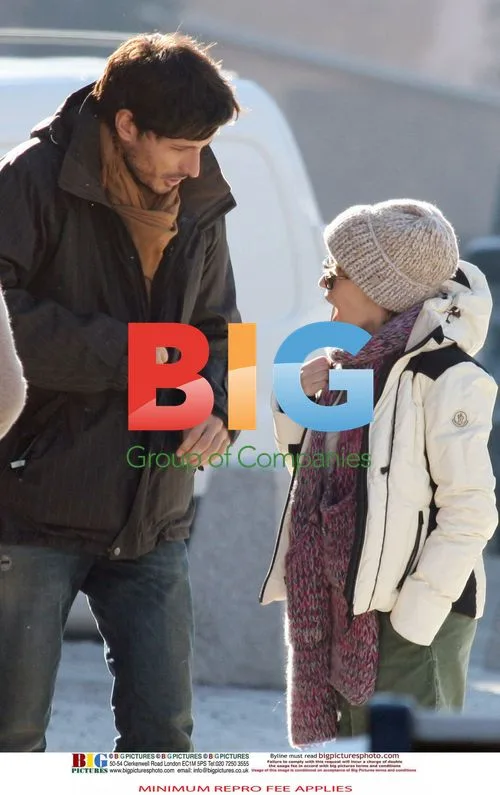 Kylie Minogue and Andres Velencoso in French Alps