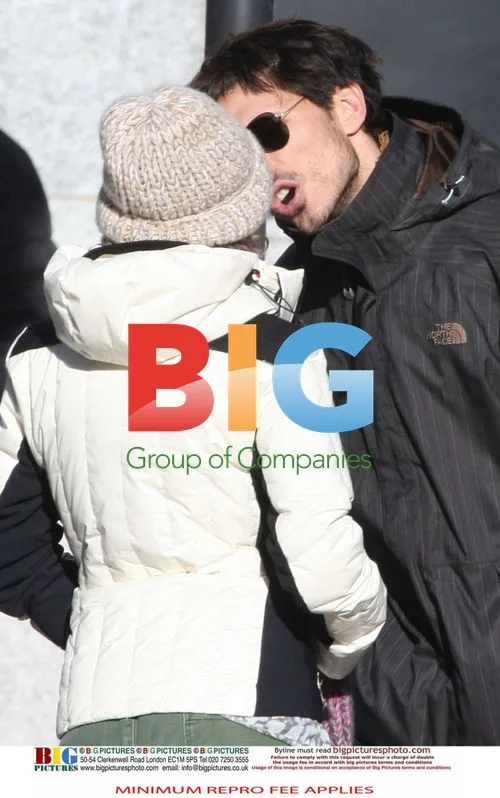 Kylie Minogue with new boyfriend Andres Velencoso in French Alps