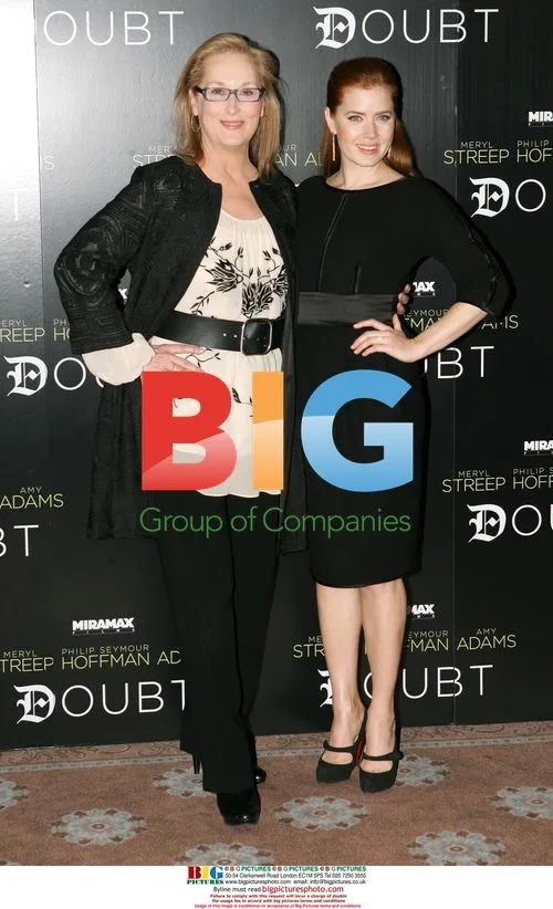 Meryl Streep, Amy Adams and John Patrick Shanley promote "Doubt"