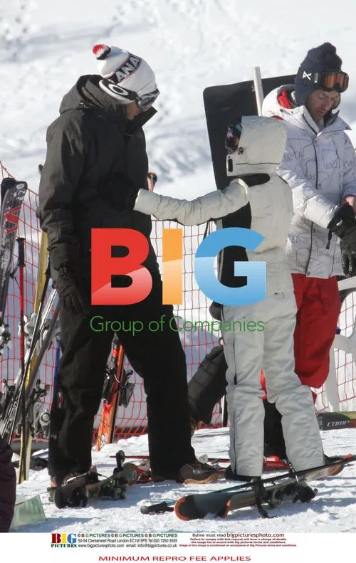 Kylie Minogue and Andres Velencoso in Alps Ski Resort