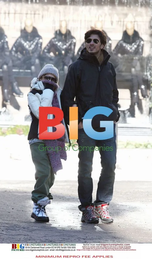 Kylie Minogue and Andres Velencoso in the Alps