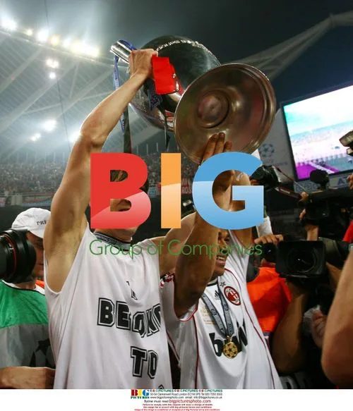 Kaka Celebrates Champion's League Win