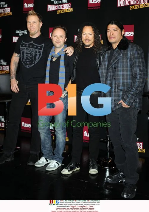 Metallica at Rock & Roll Hall of Fame 2009 Announcement