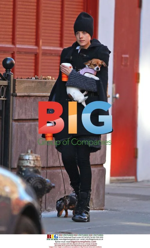 Agyness Deyn juggles dogs for coffee