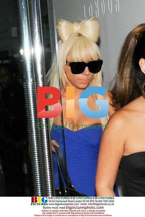 Lady GaGa leaves Nobu Restaurant in London
