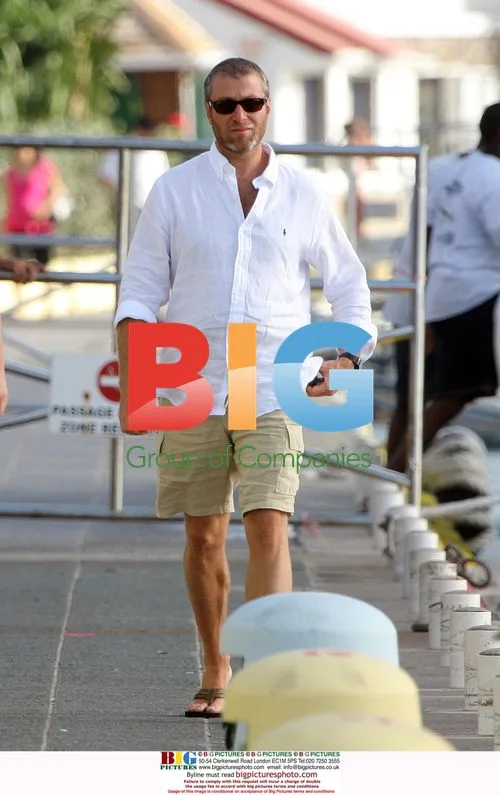 Roman Abramovich on vacation in St Barthelemy