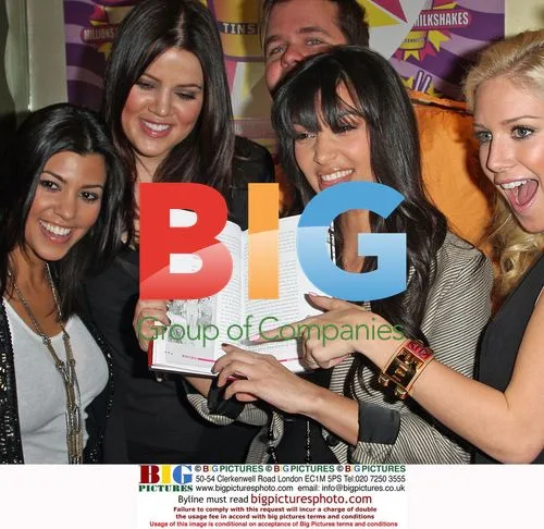 Kardashians and Celeb Friends at Milkshake Shop