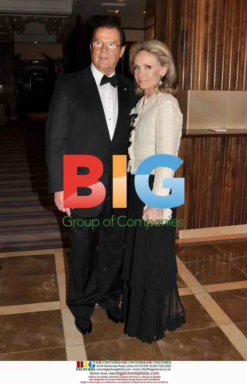 Roger Moore and wife Kiki attend UNICEF event in Dublin