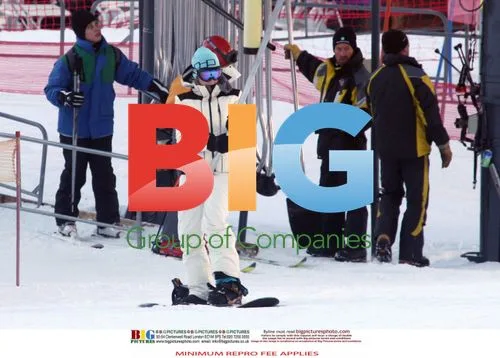 Kylie Minogue and new boyfriend in the Alps