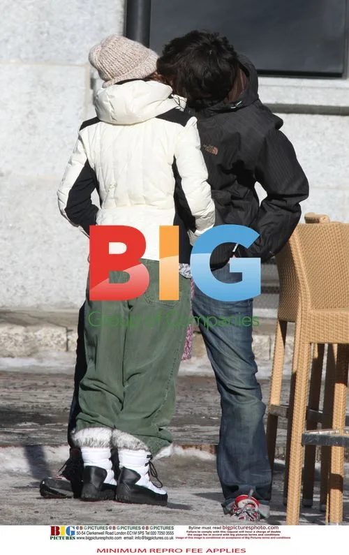 Kylie Minogue and Andres Velencoso in the French Alps