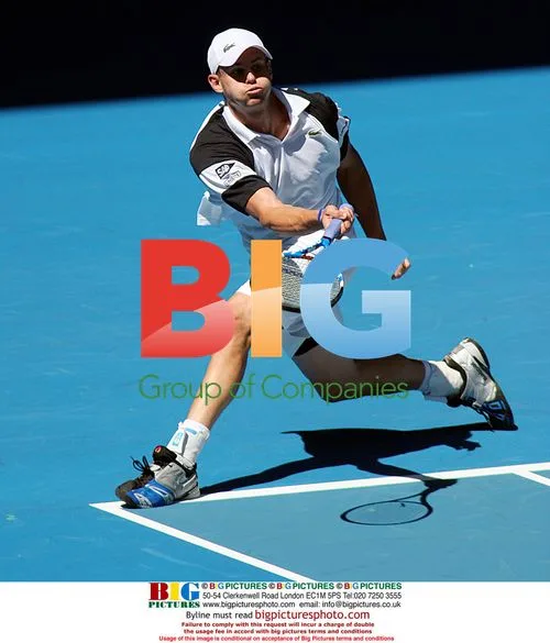 Andy Roddick at Melbourne Park