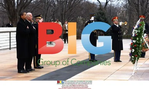 Obama and Biden at Arlington