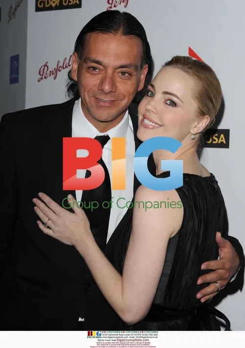Melissa George and Claudio Dabed at G'Day USA Gala