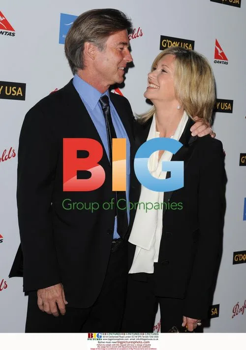 Olivia Newton-John and John Easterling at G'Day USA Gala
