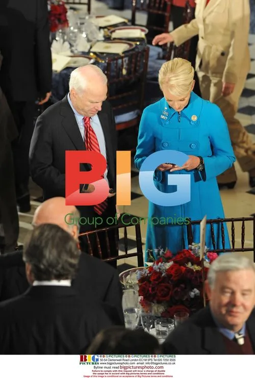 Sen. John McCain and Cindy McCain at Obama's inauguration