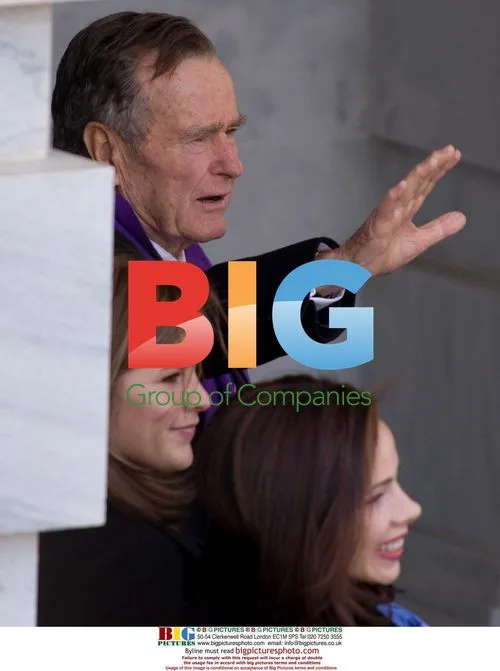 George H.W. Bush at Obama inauguration