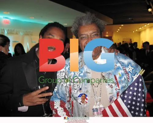 Jeffery Dread and Don King at Huffington Post Event