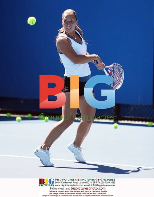 Dominika Cibulkova at Australian Open Practice