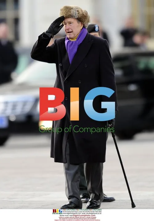 George H.W. Bush at Obama's Inauguration