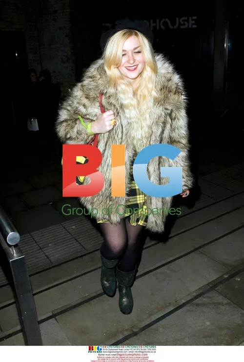 Charli Morgan leaves Brit Awards Nominations Night 2009