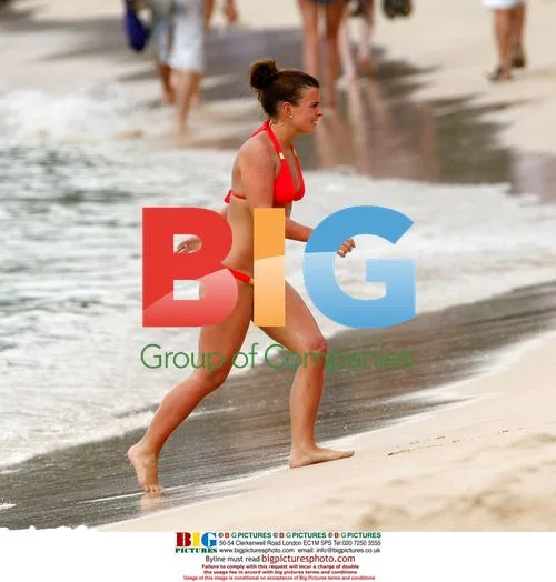 Coleen Rooney on Caribbean Holiday