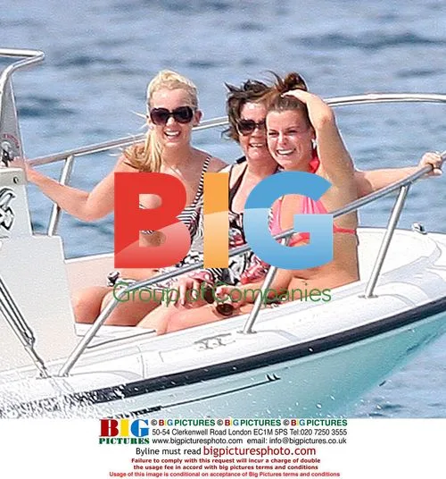 Coleen Rooney on Caribbean Beach