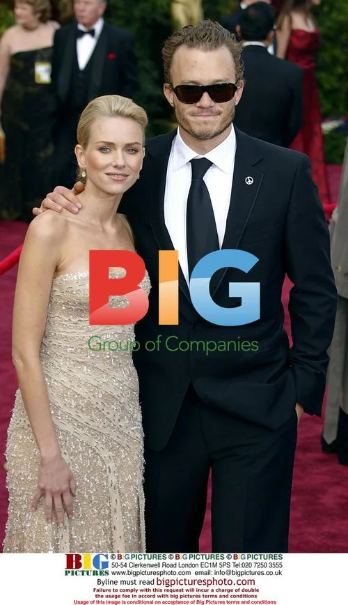 Heath Ledger and Naomi Watts at 2004 Oscars