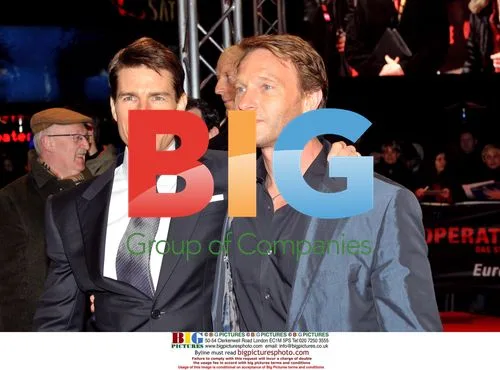 Tom Cruise and Thomas Kretschmann at Valkyrie premiere