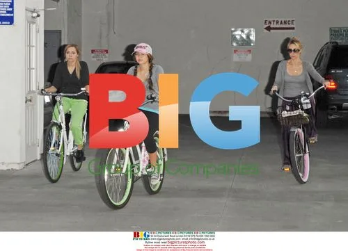 Miley Cyrus with Family in LA