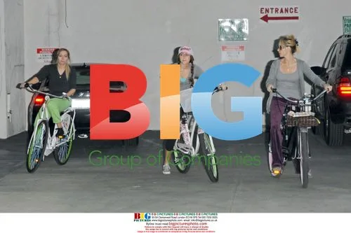 Miley Cyrus Bike Ride