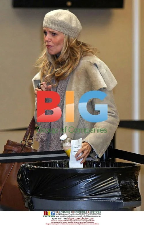 Christie Brinkley at Salt Lake City Airport