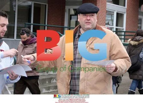 James Gandolfini signs photos with wife in Park City