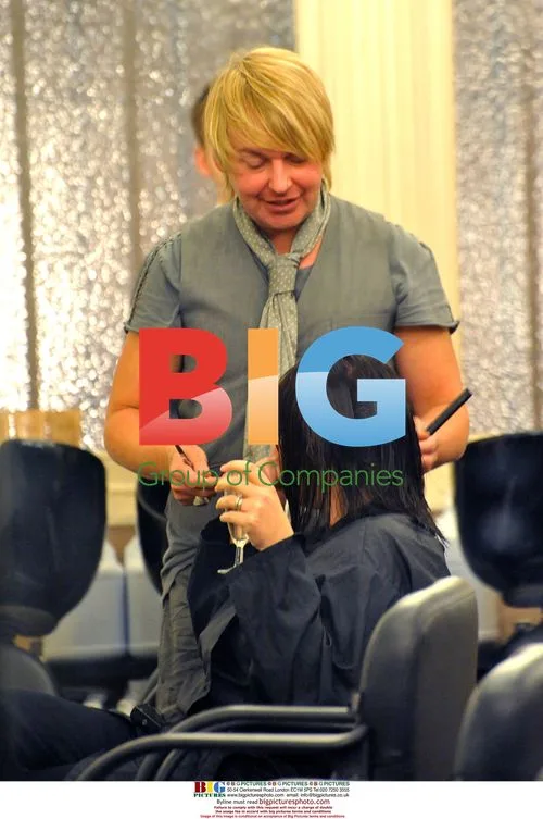 Kerry Katona Gets Hair Done