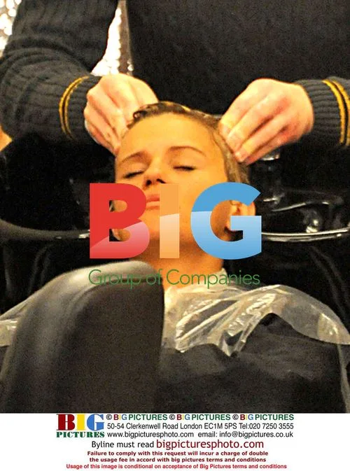 Kerry Katona Gets Hair Done in Liverpool