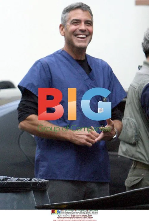George Clooney on E.R. Set