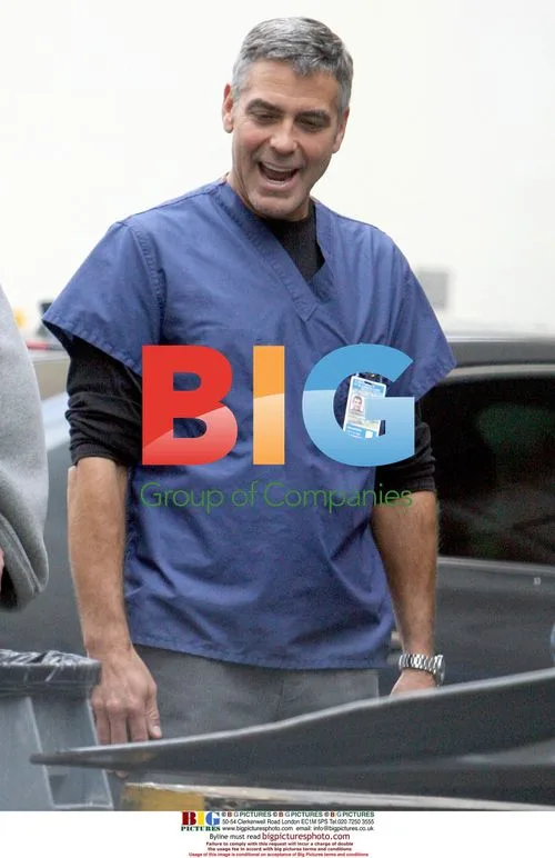 George Clooney on E.R. Set
