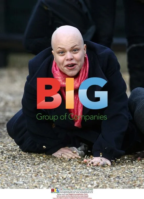 Jade Goody with fitness instructor Kevin Adams