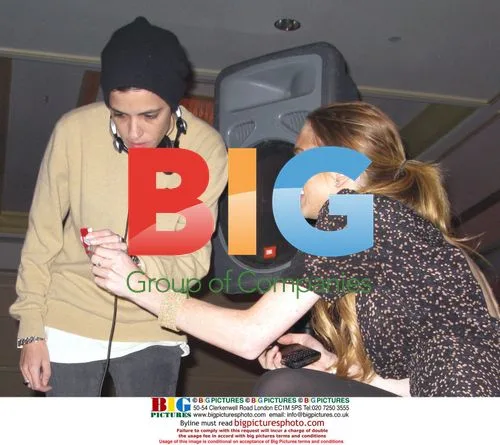 Lindsay Lohan and Samantha Ronson at Declare Yourself event