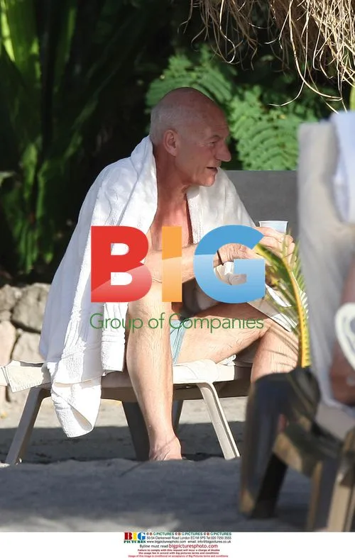 Patrick Stewart on Caribbean Beach Holiday