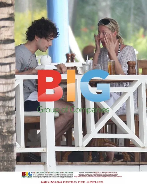 Denise Van Outen and Lee Mead on Caribbean vacation