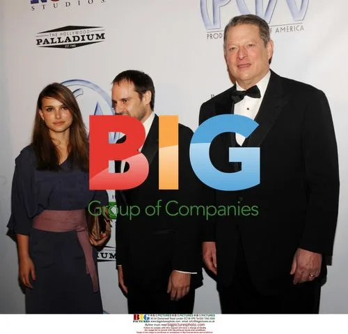 Natalie Portman, Jeff Skoll, and Al Gore at Producers Guild Awards