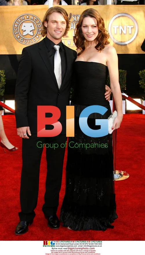 Jesse Spencer and Louise Griffiths at SAG Awards