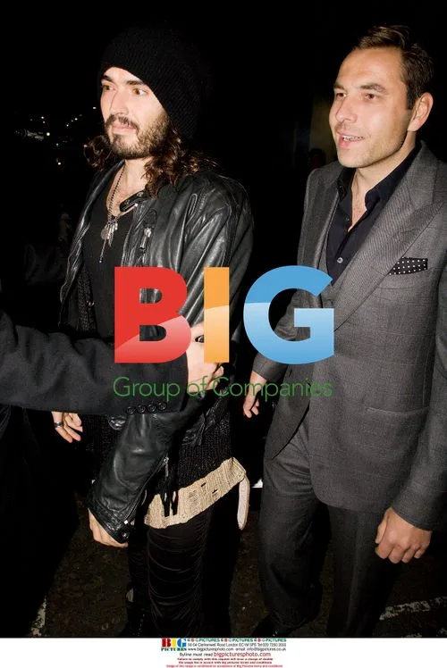 Russell Brand and David Walliams party hard