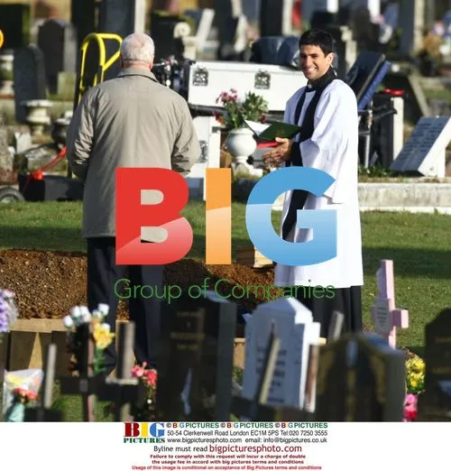 Michael Caine & Raza Jaffrey Filming "Harry Brown"