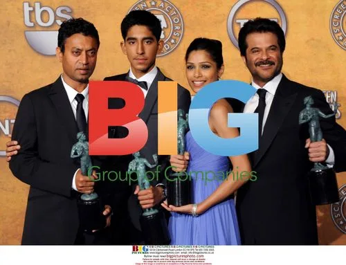 Slumdog Millionaire cast at SAG Awards
