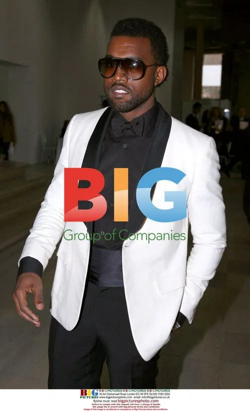 Kanye West at Elie Saab Fashion Show